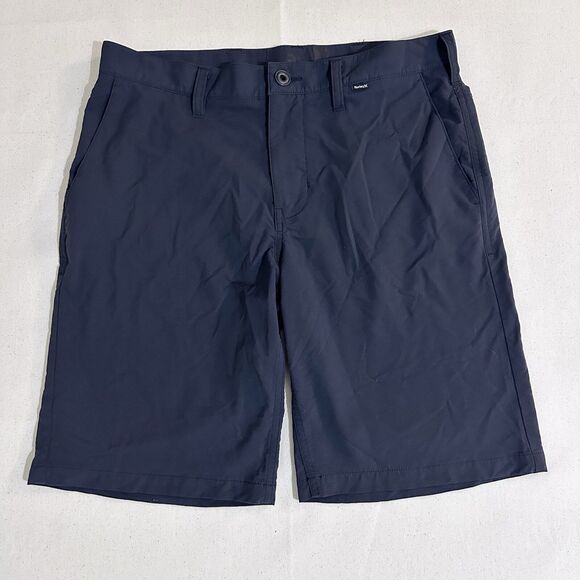 Hurley x Nike Men's Chino 9.5” Shorts Blue Dark Obsidian 31 - Picture 1 of 9